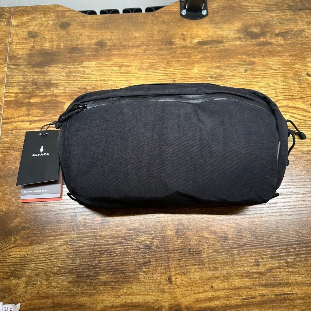 NEW Alpaka Eclipse Gaming Sling Black Axoflux 400D Nylon Bag Gamer Travel Hiking